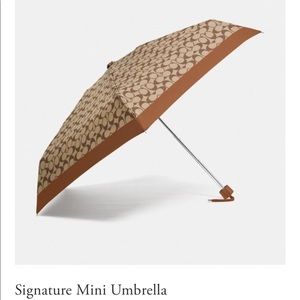 Coach Signature Mini Umbrella
